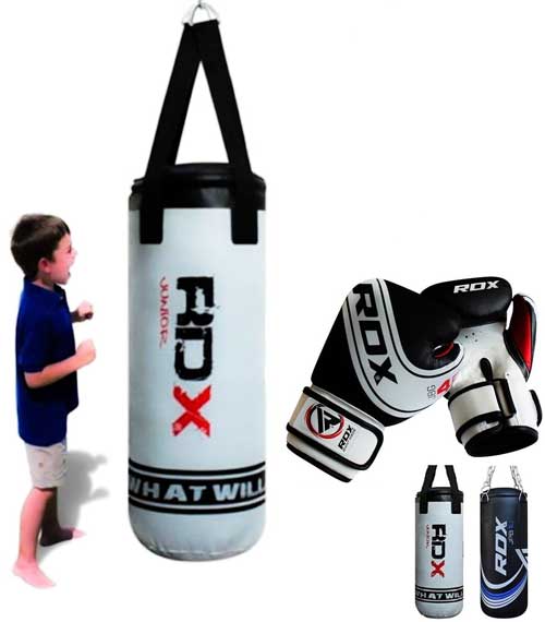 thumbnail image 2 of Sac De Frappe Pour Enfants Avec Gants De Boxe 160cm Sac De Boxe Gonflable Pour Enfant Cadeaux Pour GarçOns Et Filles De 3 à 12 Ans - Sport 2 of 11